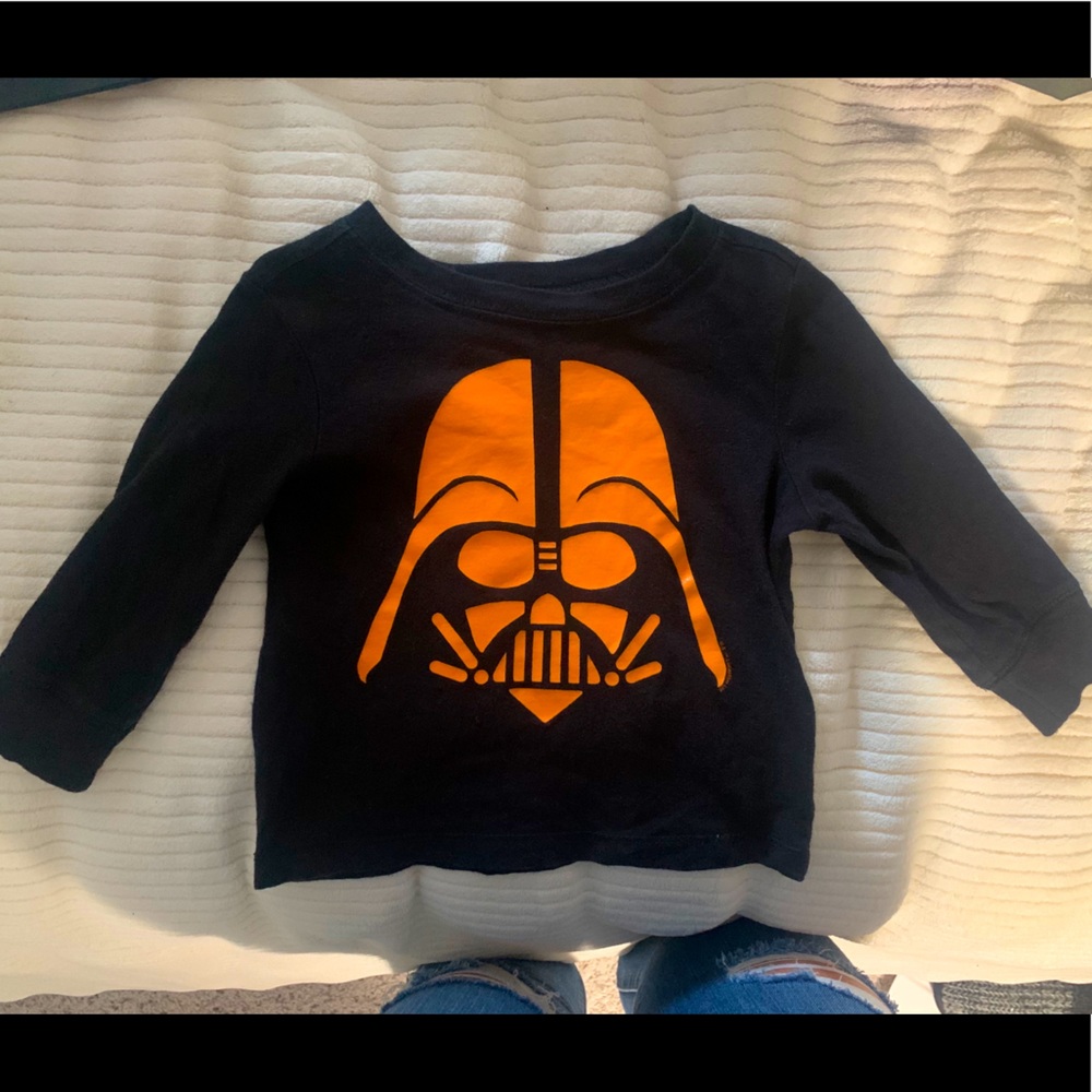 EUC 12-18m Baby Glow in Dark Star Wars L/S Shirt